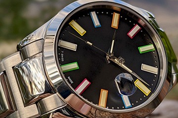 海口欧米茄手表表盘磨损